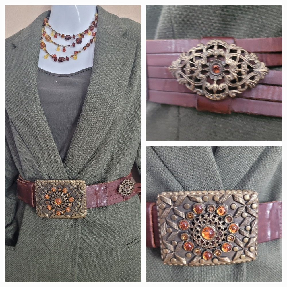 Italian Leather Belt / M